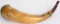1824 DATED CARVED POWDER HORN