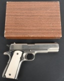 SCARCE BOXED COLT NICKEL 1911-A1 .45 (1963)