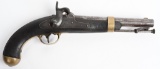 H.ASTON MODEL 1842 SINGLE SHOT MARTIAL PISTOL