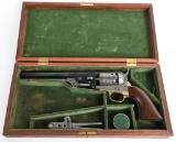 CASED COLT MODEL 1851 NAVY REVOLVER