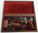 RARE CASED COLT POCKET MODEL 1865 REVOLVER