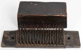 1768 DATED HAND FORGED FLAX COMB