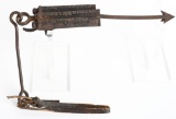 RARE F. REUTHE'S 1857 PATENT ANIMAL TRAP GUN