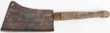 LARGE MAKER MARKED & DATED 1806 MEAT CLEAVER