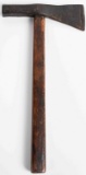 EARLY 19TH CENTURY HAND FORGED IRON SMALL AXE