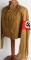 WWII NAZI GERMAN POLITICAL LEADER TUNIC W/ ARMBAND