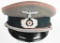 WWII NAZI GERMAN PANZER OFFICER VISOR HAT WW2