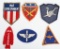 WWII US ARMY PATCH LOT FSSF WAR CRIMES AIR CADET