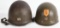 WWII US ARMY 1ST DIVISION PAINTED M1 COMBAT HELMET