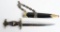 WWII NAZI GERMAN CHAINED M36 SS SERVICE DAGGER