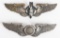 WWII PILOT OBSERVER BOMBARDIER WINGS ENLISG MADE