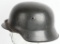 WWII NAZI GERMAN M42 COMBAT HELMET W/ LINER WW2]
