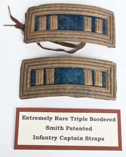 CIVIL WAR SMITH PATENT TRIPLE BORDERED INF STRAPS