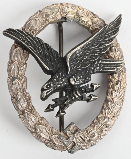 WWII NAZI GERMAN LUFTWAFFE AIR GUNNER'S BADGE WW2