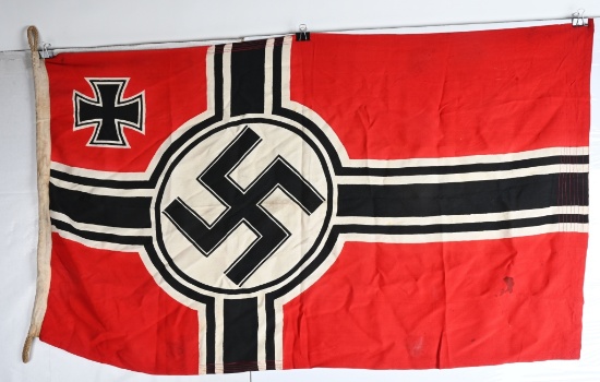 WWII NAZI GERMAN KRIEGSMARINE BATTLE FLAG 80X135