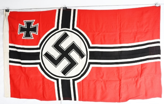 WWII NAZI GERMAN KRIEGSMARINE BATTLE FLAG 80X135