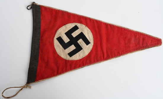WWII NSDAP POLITICAL VEHICLE PENNANT WW2