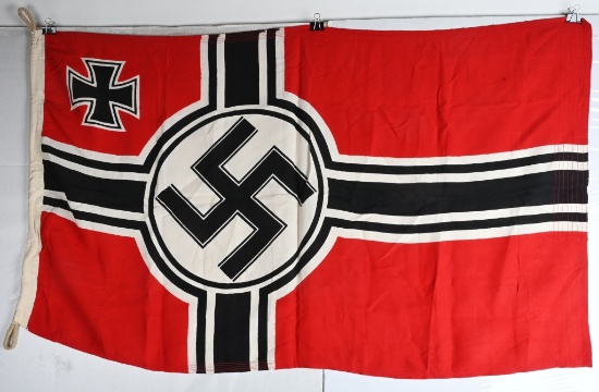 WWII NAZI GERMAN KRIEGSMARINE BATTLE FLAG 80X135