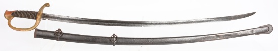 CIVIL WAR M1840 ARTILLERY SWORD EMERSON & SILVER