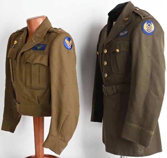 WW US ENGLISH MADE UNIFORM GROUPING 8TH AIR FORCE