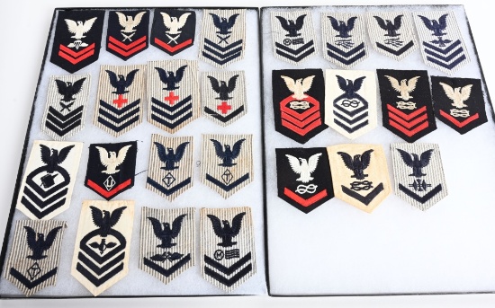 WWII US NAVY WAVES RATE GROUPING OF 26 WW2