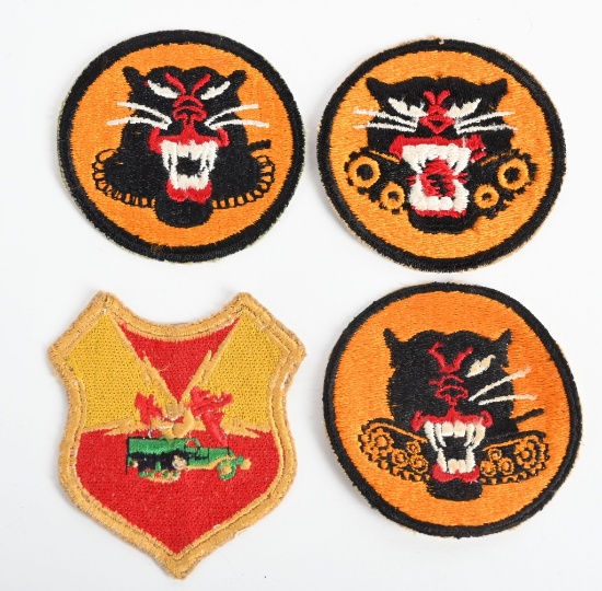WWII US ARMY TANK DESTROYER VARIANT PATCH LOT WW2