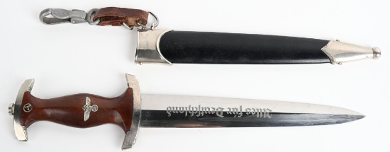 WWII NAZI GERMAN NSKK M33 DAGGER RZM M7/42 WW2