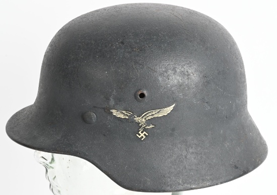 WWII NAZI GERMAN M40 LUFTWAFFE HELMET W LINER WW2
