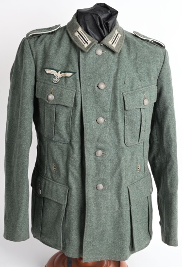 WWII NAZI GERMAN ARMY INFANTRY TUNIC M40 WW2