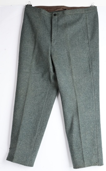 WWII NAZI GERMAN POLICE STRAIGHT LEG TROUSERS WW2