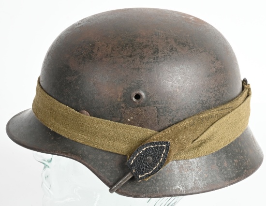 WWII NAZI GERMAN HEER M40 HELMET W/ LINER WW2