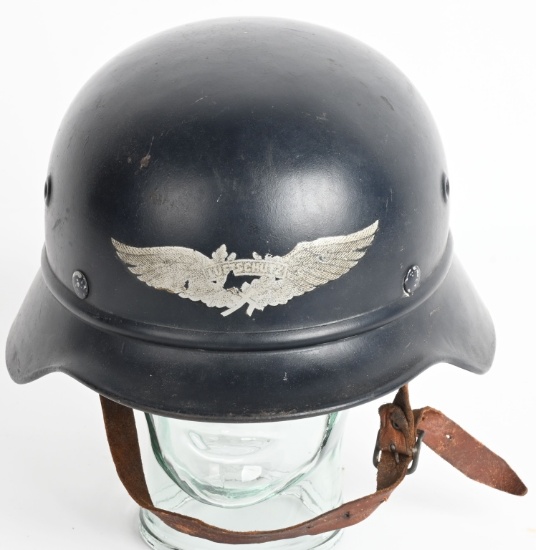 WWII NAZI GERMAN M40 LUFTSCHUTZ HELMET WW2