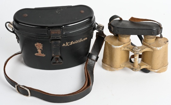 WWII NAZI GERMAN AFRIKAKORPS USED BINOCULARS WW2
