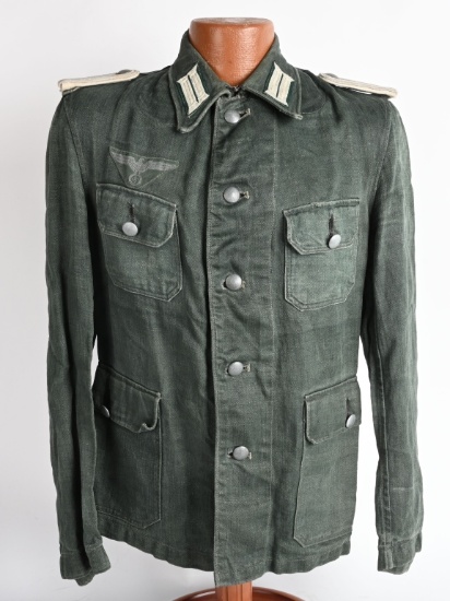 WWII NAZI GERMAN OFFICER HBT COMBAT FIELD BLOUSE