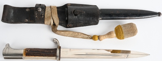 WWII NAZI GERMAN LUFTWAFFE DRESS BAYONET EICKHORN