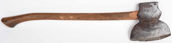 19th CENT. U.S. MARKED GOODMAN PURDY HEWING AXE