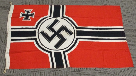 WWII NAZI GERMAN KRIEGSMARINE BATTLE FLAG 100X170