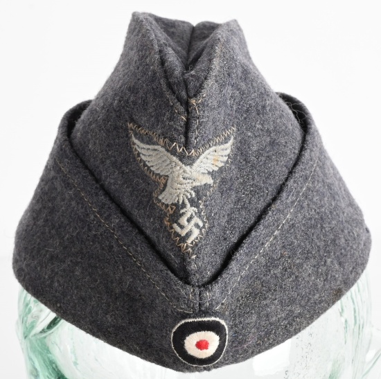 WWII NAZI GERMAN LUFTWAFFE EM/NCO'S OVERSEAS CAP