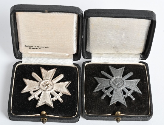 WWII NAZI GERMAN CASED WAR MERIT CROSS LOT WW2