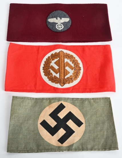 WWII NAZI GERMAN ARMBAND LUFTWAFFE ADMIN SA NSKOV