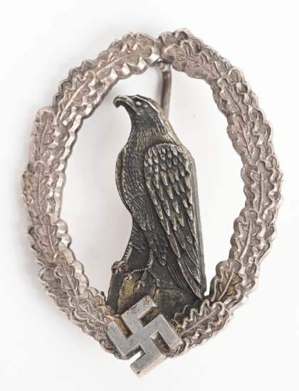 WWII NAZI GERMAN LUFTWAFFE RETIRED PILOTS BADGE