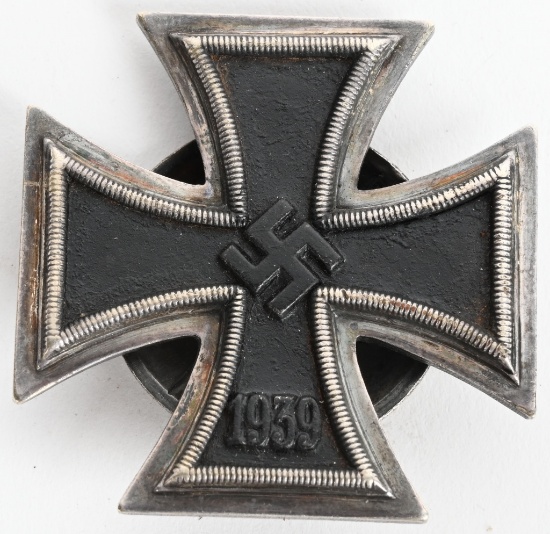 WWII NAZI GERMAN SCREW BACK IRON CROSS 1ST CLASS