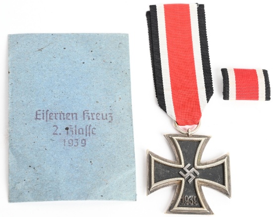 WWII NAZI IRON CROSS 2ND CLASS 65 MKD W/ ENVELOPE