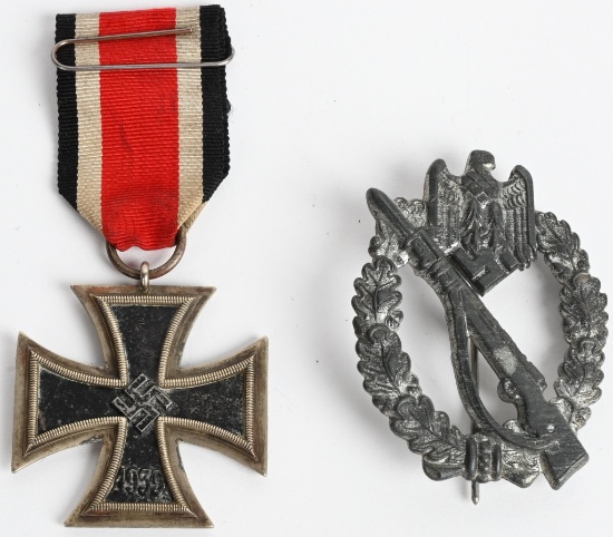 WWII NAZI GERMAN EKII INFANTRY ASSUALT BADGE LOT