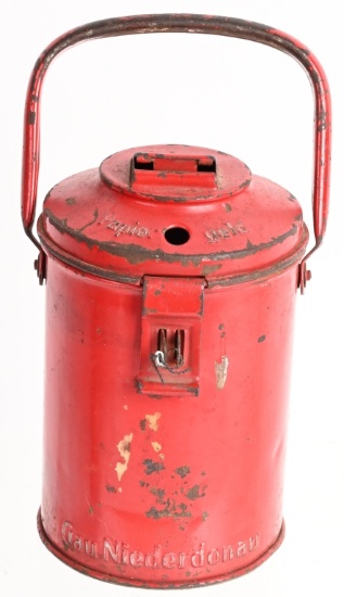 WWII NAZI GERMAN WHW RED DONATION CAN WW2