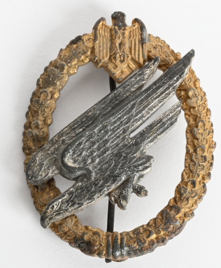 WWII NAZI GERMAN ARMY PARATROOPER'S BADGE WW2