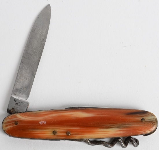 GERMAN OMEGAWERK PEN KNIFE WITH CORKSCREW