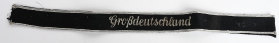 WWII NAZI GERMAN GROSSDEUTSCHLAND CUFFTITLE WW2