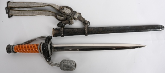 WWII NAZI GERMAN ARMY DRESS DAGGER W/ HANGERS WW2