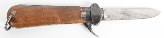 WWII NAZI GERMAN FALLSCHIRMJÄGER GRAVITY KNIFE WW2